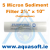 5 Micron Sediment filter 2½" x 10" Spun Polypropylene